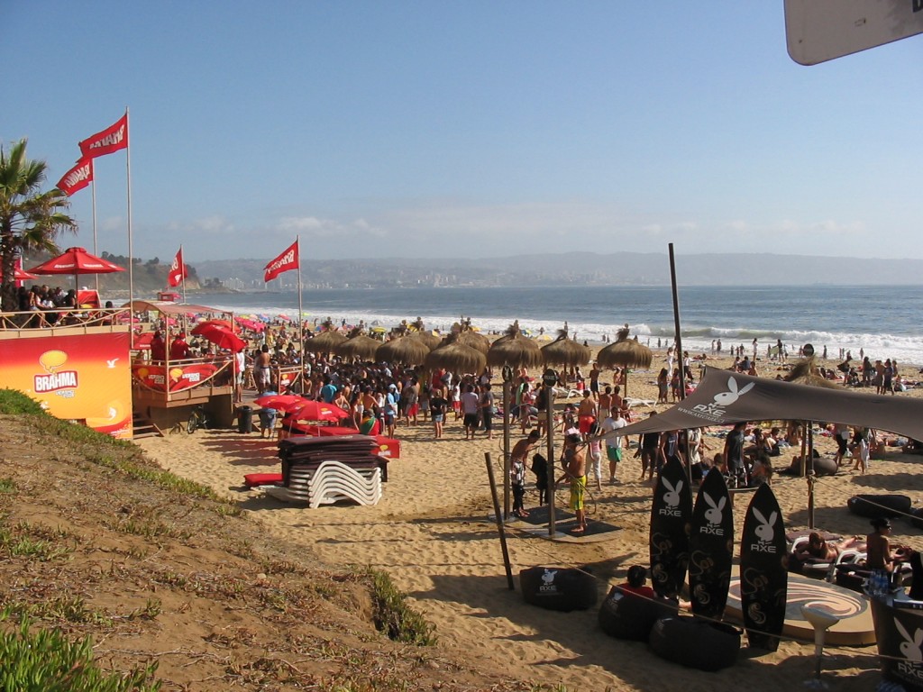 Beer and Reñaca beach