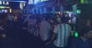 Argentina fans gather at Believe Irish Pub