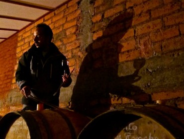 Natural wines in Chile, Leo Erazo winemaker of Rogue Vine in Itata