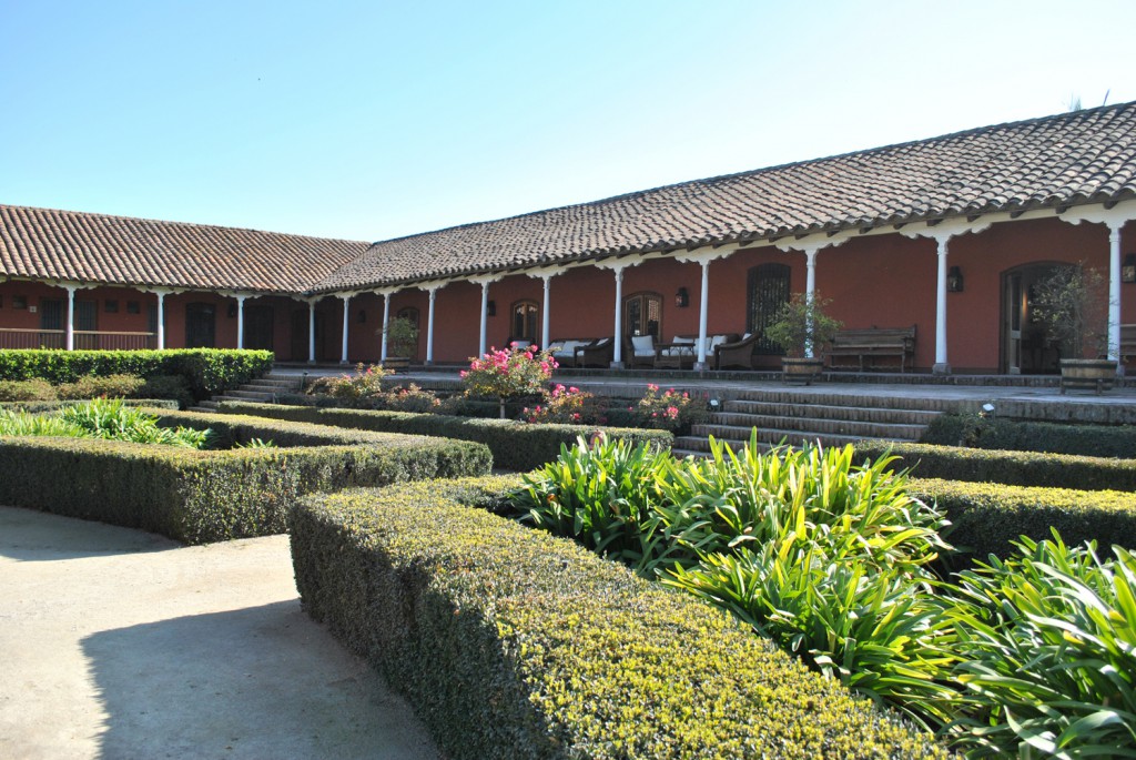 the historic gallery of Santa Rita winery in Maipo
