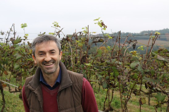 Flavio Pizzato in his winery
