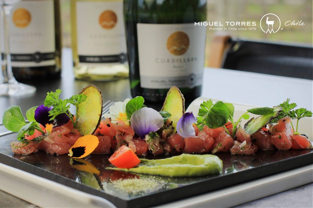 Miguel Torres winery restaurant in Curico 