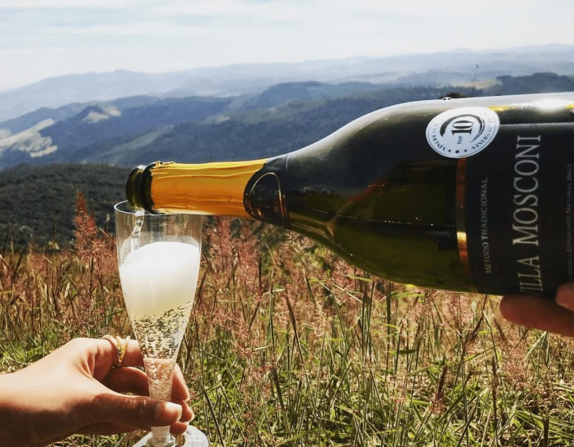 sparkling wines produced at Villa Mosconi winery in Serra da Mantiqueira, Brazil wine guide