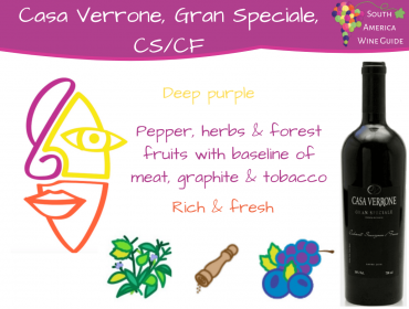 Casa Verrone Gran Speciale Cabernet Sauvignon Cabernet Franc blend wine tasting notes