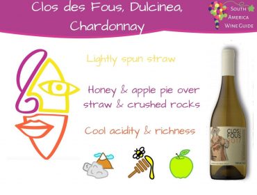 Clos des Fous, Dulcinea Chardonnay. Making wine in the cooler region of Malleco would once have been seen as folly but results as accomplished as this Chardonnay prove that Malleco is worth its salt. Refreshing acidity and savoury mineral notes provide the cool baseline to the honey, straw and orchard fruit aromas that ride on top.