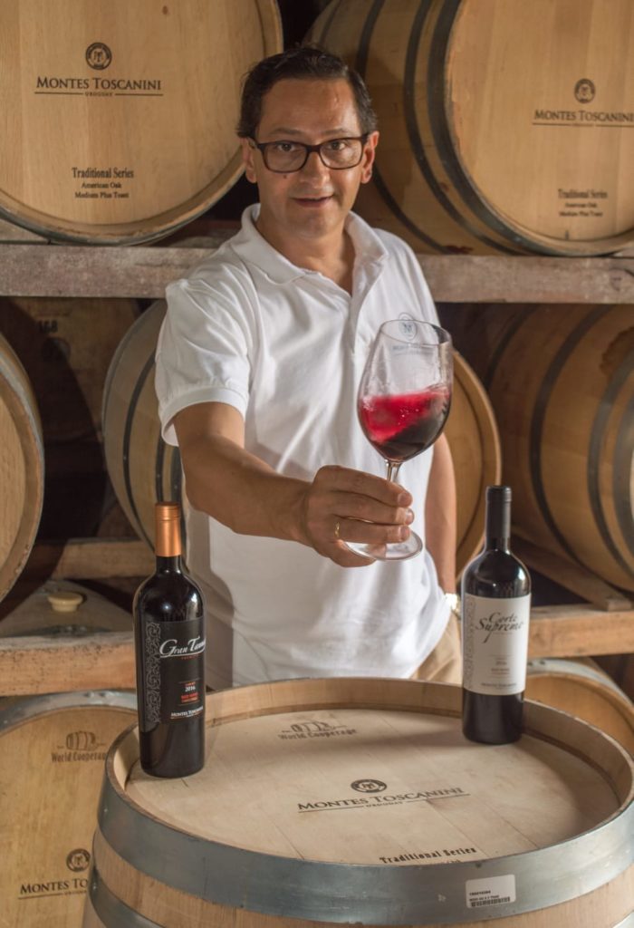 Leonardo Montes Toscanini winemaker at Montes Toscanini winery