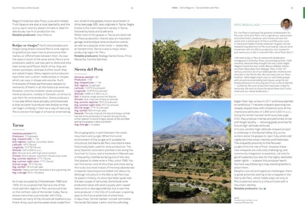 The Peru Wine Guide, the essential guide to the wines of Peru by Amanda Barnes. Including wine regions of Ica, Lima and Tacna. E-book and Kindle version available now!