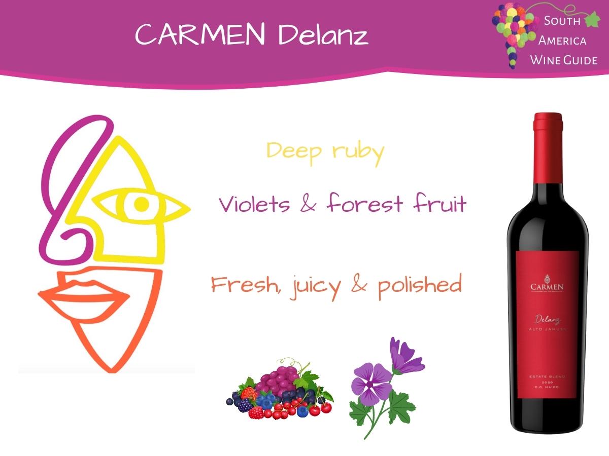 Carmen Delanz wine tasting note by Amanda Barnes