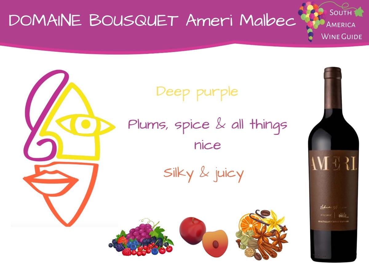 Domaine Bousquet Ameri Malbec wine tasting note by Amanda Barnes