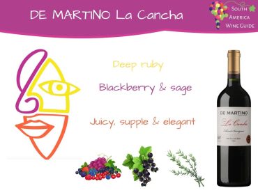 De Martino La Cancha Cabernet Sauvignon wine from Isla de Maipo in Chile produced by winemaker Nicolas Perez