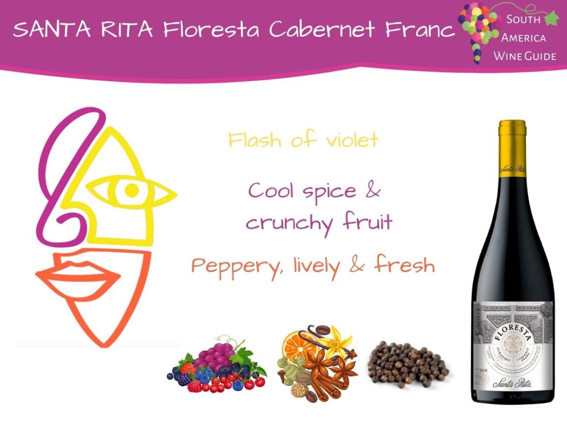 Santa Rita Floresta Cabernet Franc wine tasting note by Amanda Barnes