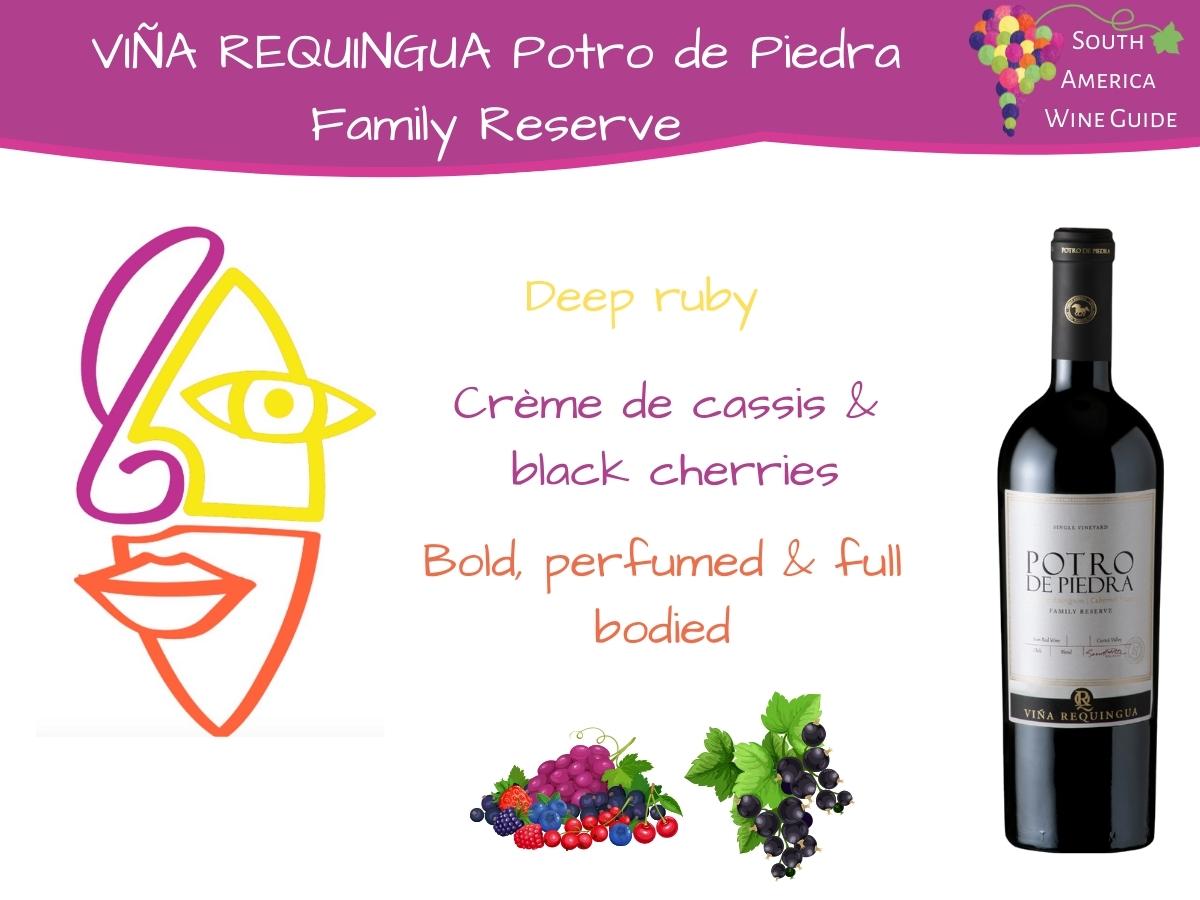 Viña Requingua Potro de Piedra Family Reserve wine tasting note by Amanda Barnes