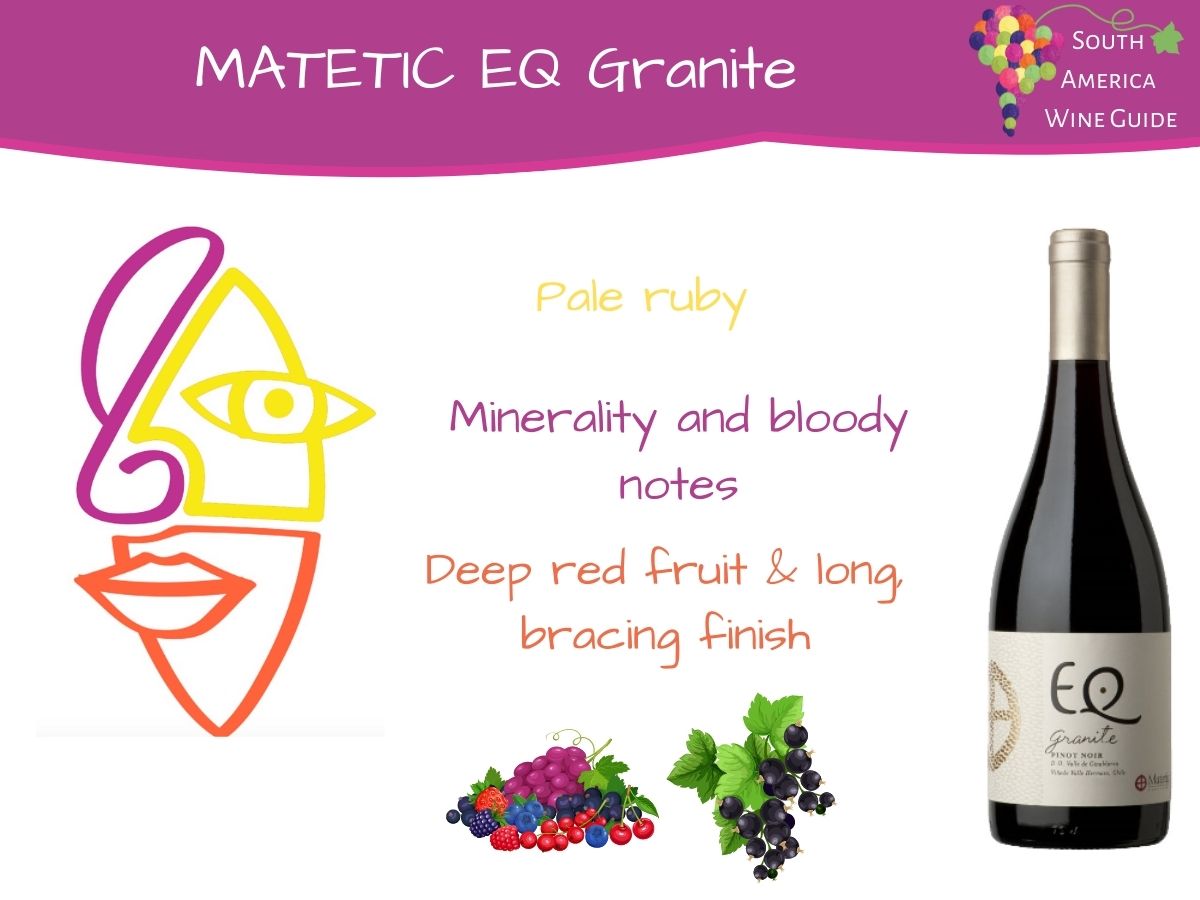Matetic EQ Granite Pinot Noir from Casablanca in Chile