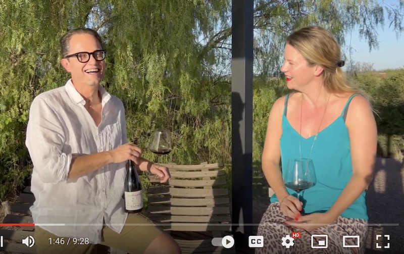 Antonio Morescalchi interview at Altos Las Hormigas, talking about the history and future of Malbec with Amanda Barnes of The South America Wine Guide