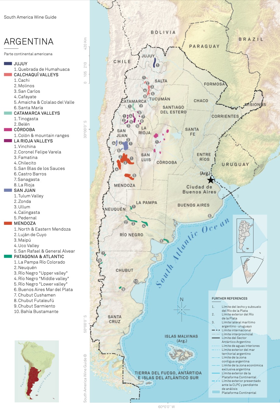 Guide to the wine regions of Argentina - South America Wine Guide