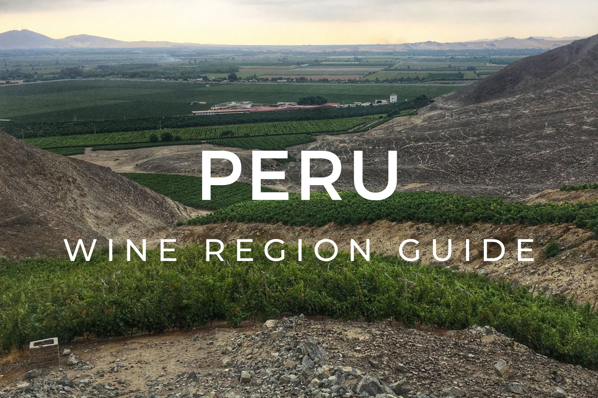 The wine regions of Peru: Lima, Ica, Arequipa, Moquegua, Tacna.
